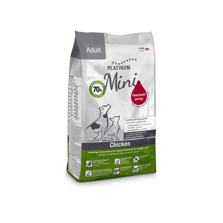 Hrana uscata caini, PLATINUM Dog Mini Adult cu Pui, 900 g (Hrana Uscata - Caini)