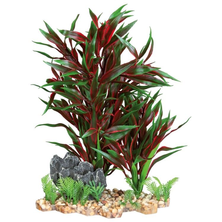 Decor Plante din Plastic in Pietris 28 cm 89304