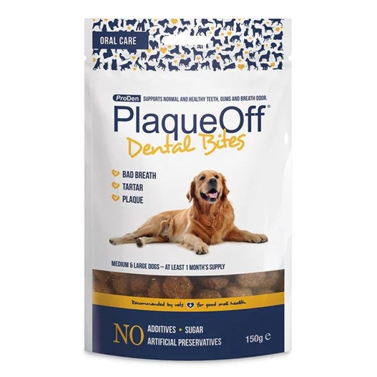 ProDen PlaqueOff Dental Bites Dog, 150 g (OTC)