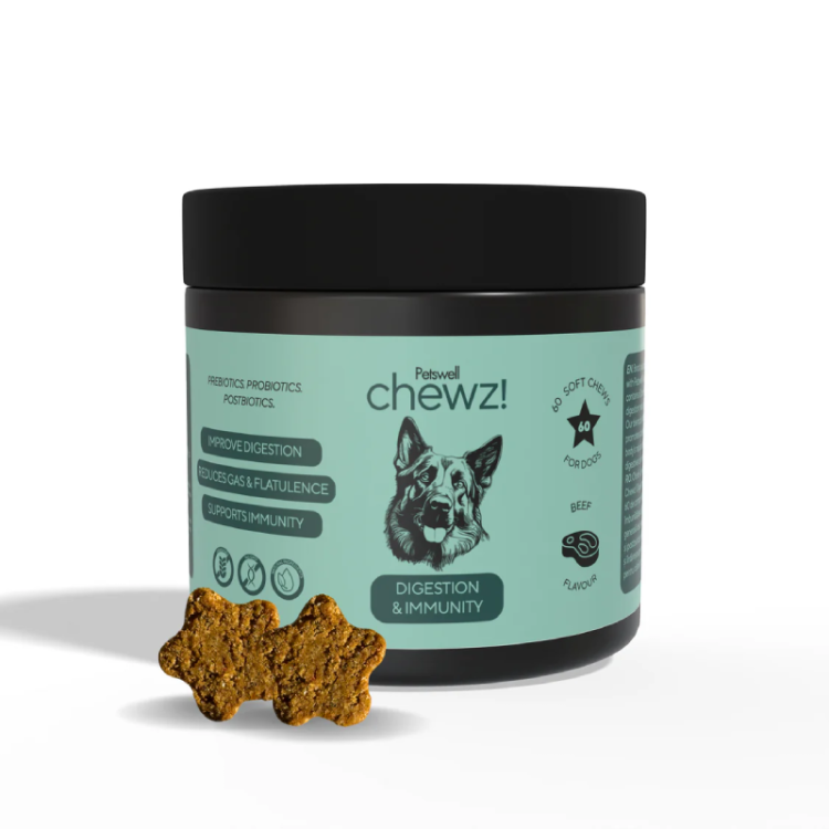 Petswell chewz! Digestion & Immunity, 60 comprimate masticabile (OTC)