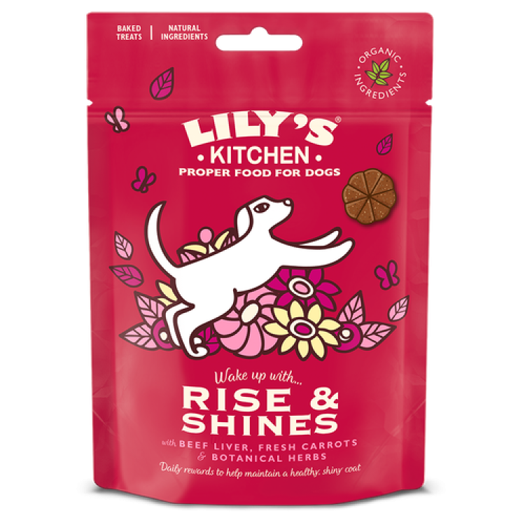 Lily's Kitchen Rise and Shines Baked Treats, 80 g (Delicii - Caini)