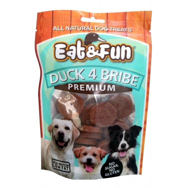 Recompense caini, Eat & Fun Duck 4 Bribe, 100 g (Delicii - Caini)