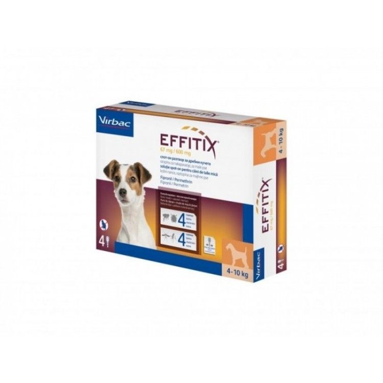Effitix S (4-10 kg) x 4 pipete