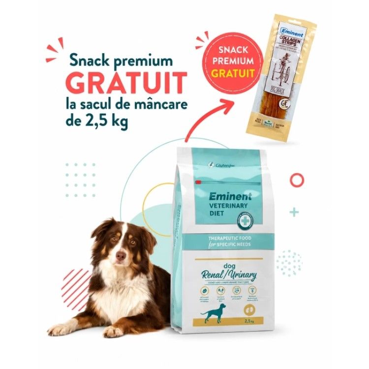 Dieta veterinara caini, Eminent Veterinary Diet Dog, Renal, Urinary, 2.5 kg (Diete Veterinare - Caini)