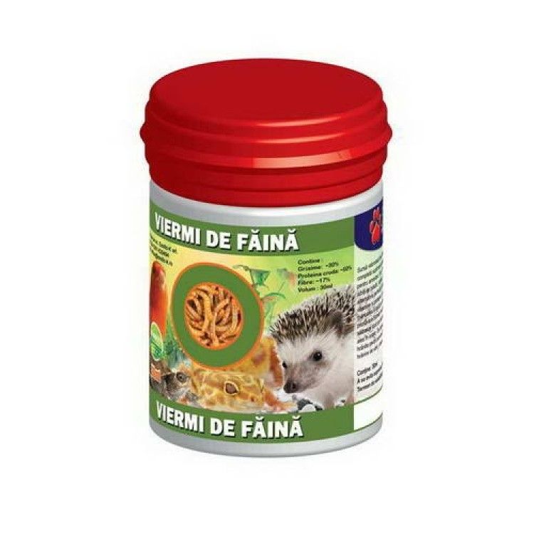  Exotic-K Exo - Viermi de Faina Uscat, 30 ml (Hrana - Reptile)