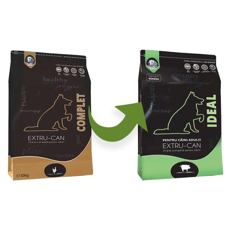 Extru Can Ideal, 10 kg (Hrana Economica - Caini)