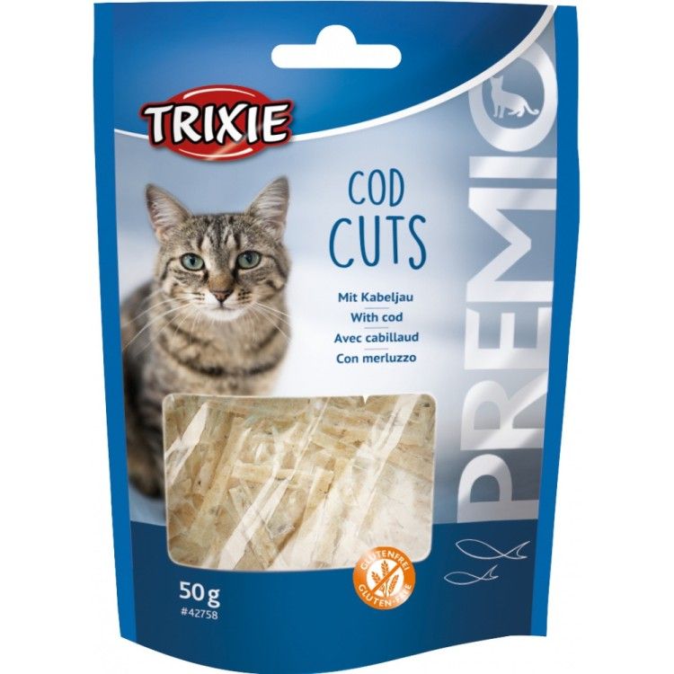 Fasii Premio cu Cod pentru Pisici 50g 42758 (Delicii)
