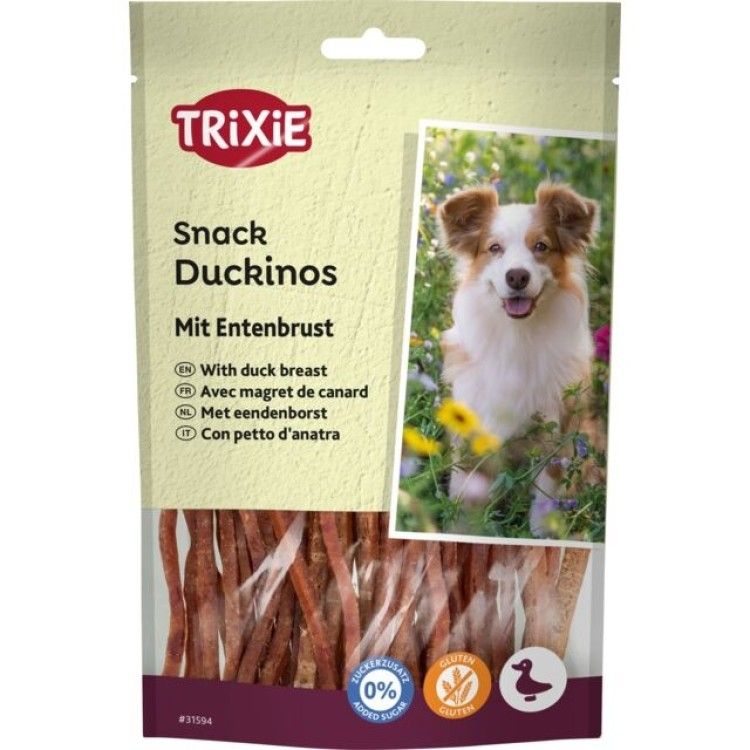 Fasii cu Rata, Trixie Duckinos, 80 g 31594 (Delicii - Caini)