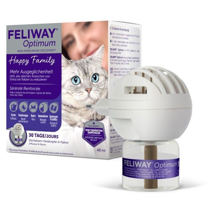 Feliway Optimum, Difuzor + Rezerva 48 ml (OTC)
