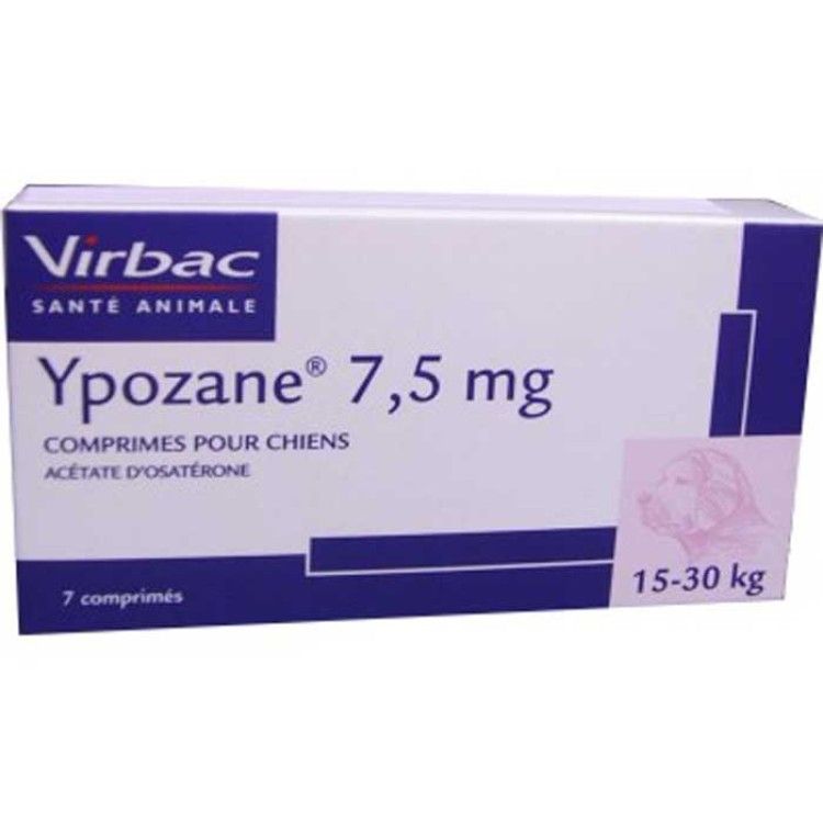 Ypozane 7.5 mg (caini 15-30 kg), 7 tablete - Farmacie Caini - Hormonale Caini