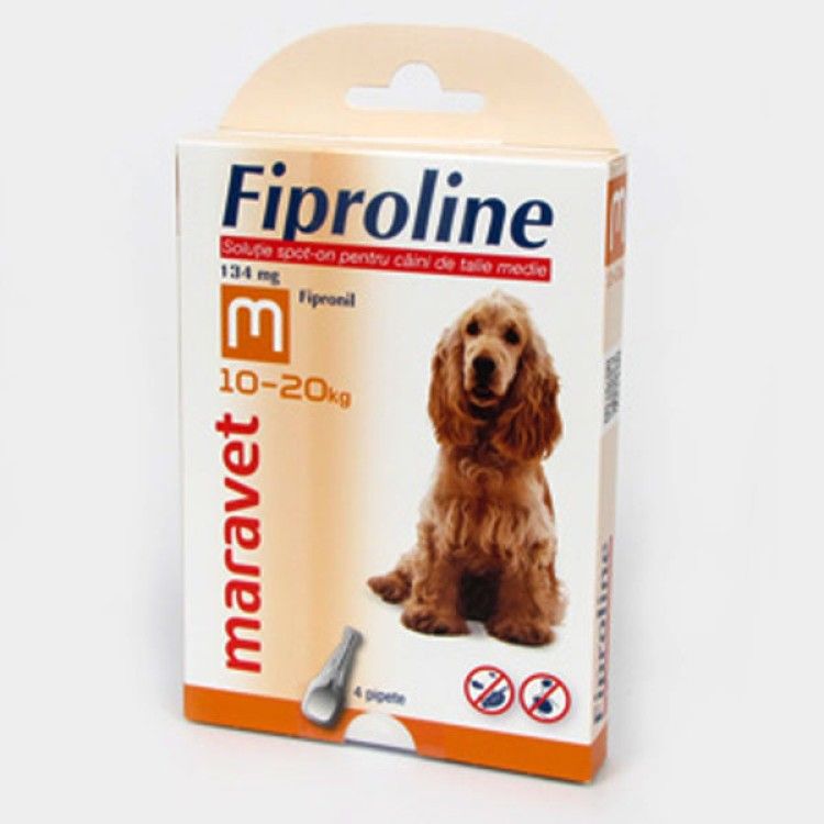 Fiproline Dog M (10 - 20 kg) 4 pipete