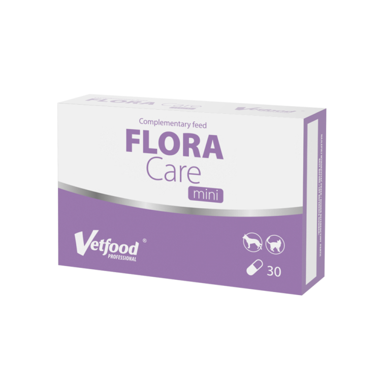 Supliment gastrointestinal, VetFood, Flora Care Mini, 30 capsule (OTC)
