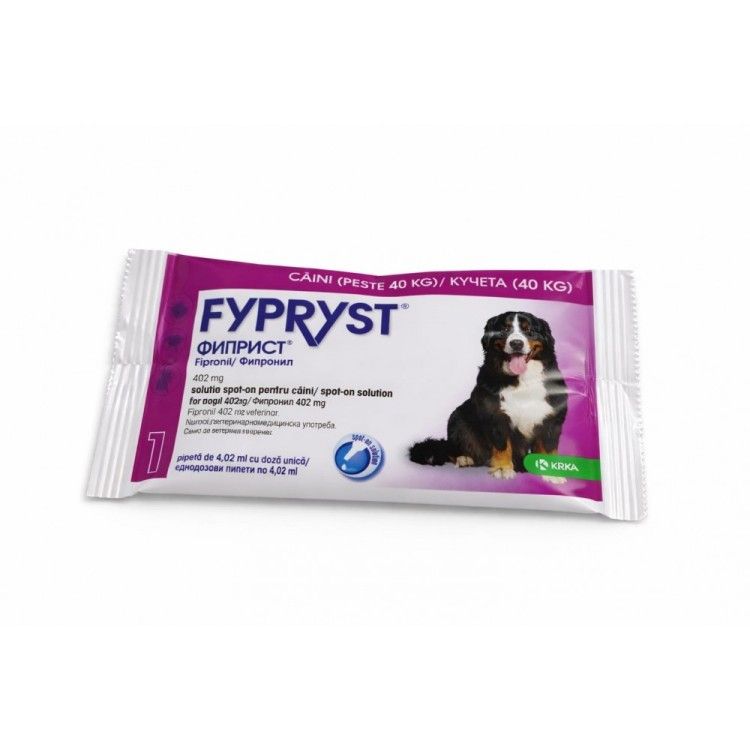 Fypryst Caine XL 402 mg (40 - 60 kg), 3 pipete