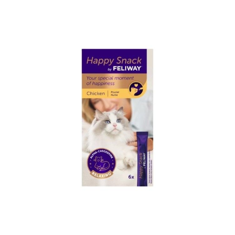 Feliway Happy Snack cu Pui, 6 buc x 15 g (Diete Veterinare - Pisici)
