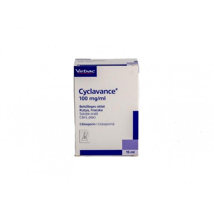 Solutie orala dermatologica pentru caini si pisici, Cyclavance, 15 ml (PRESCRIPTIE NECESARA)