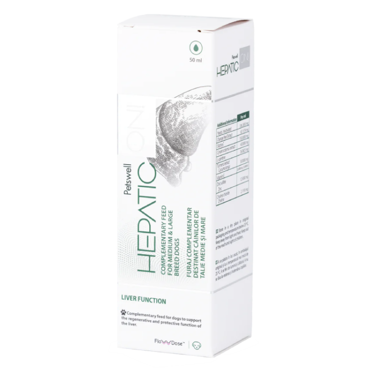 Petswell Hepatic ON Medium & Large Breeds, 50 ml (OTC)