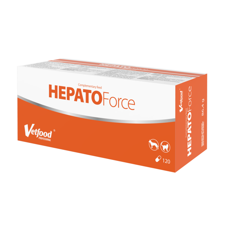 Supliment hepatic, VetFood, HEPATOForce, 120 capsule (OTC)