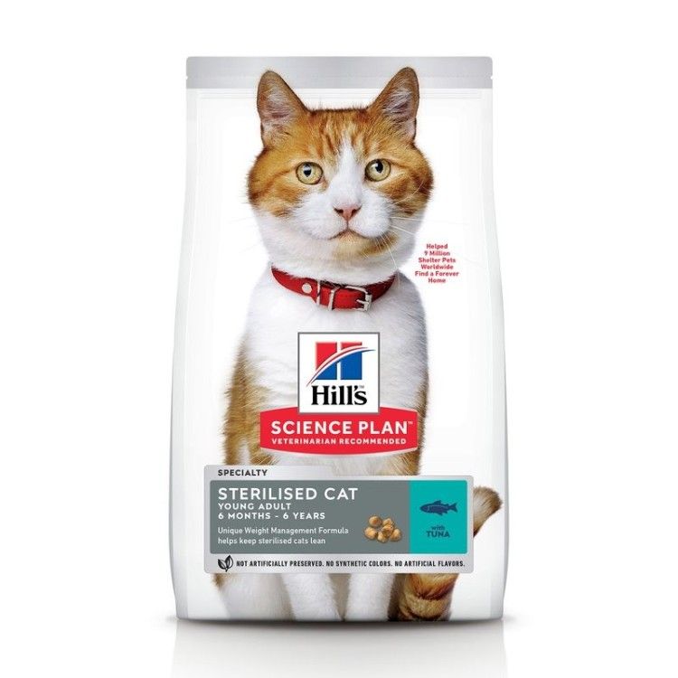 Hill's SP Sterilised Cat Young Adult hrana pentru pisici cu ton 10 kg