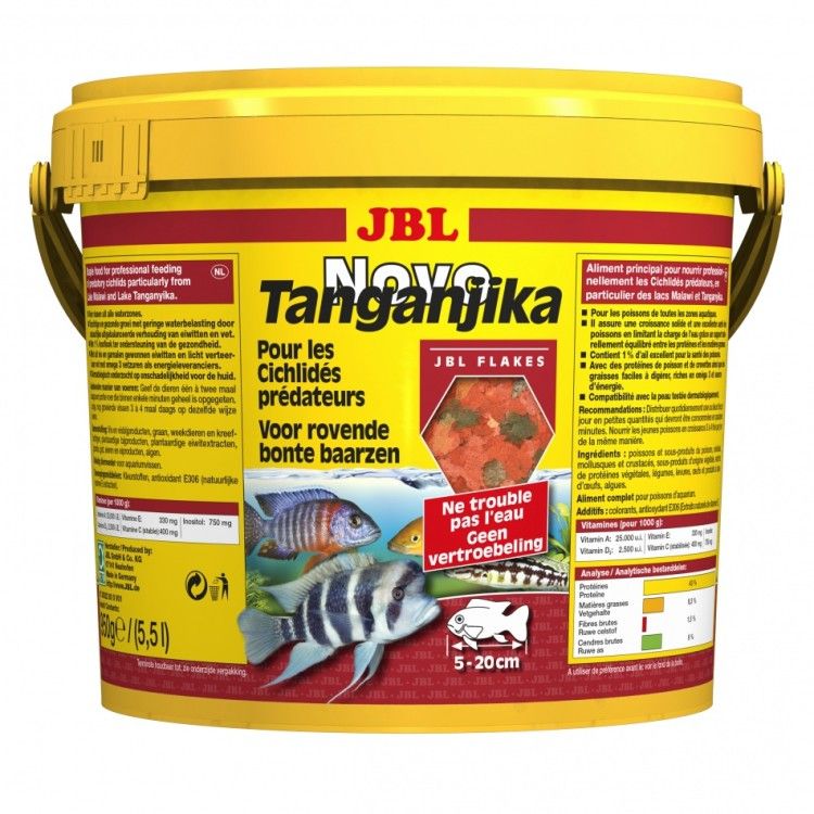Hrana ciclide fulgi JBL NovoTanganyika 5.5L 