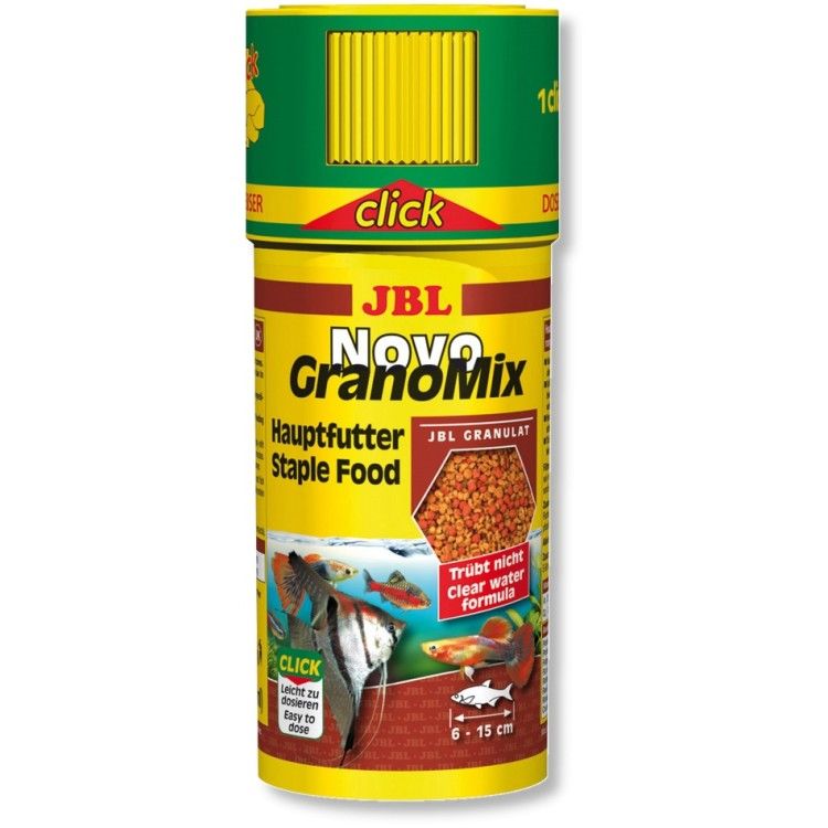 Hrana granule pentru toate speciile JBL NovoGranoMix Click 250ml