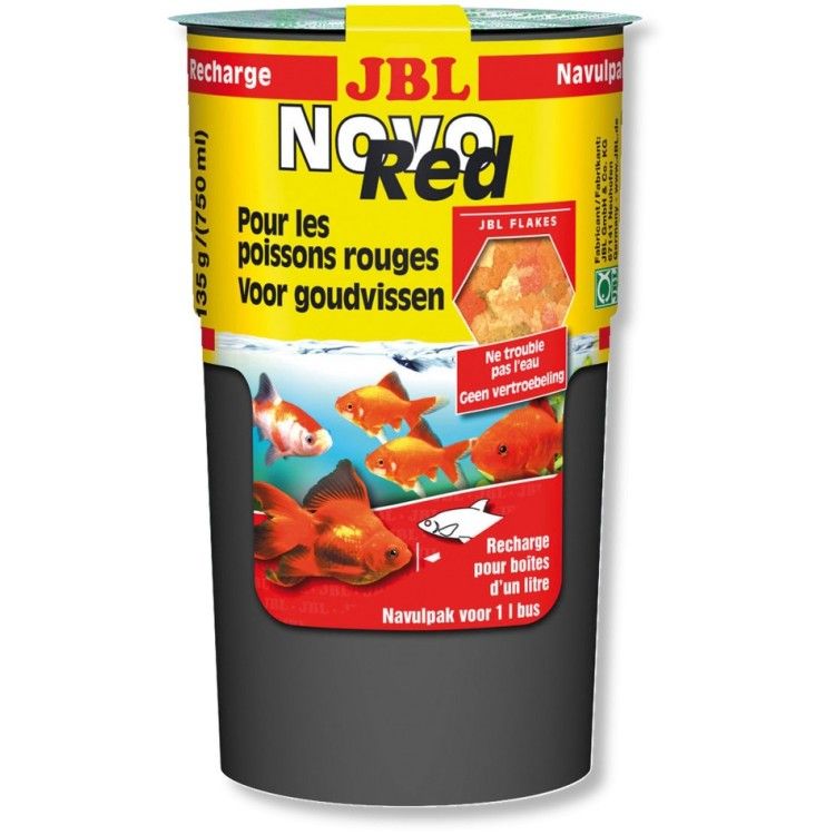 Hrana pentru carasi fulgi JBL NovoRed 130 g Refill