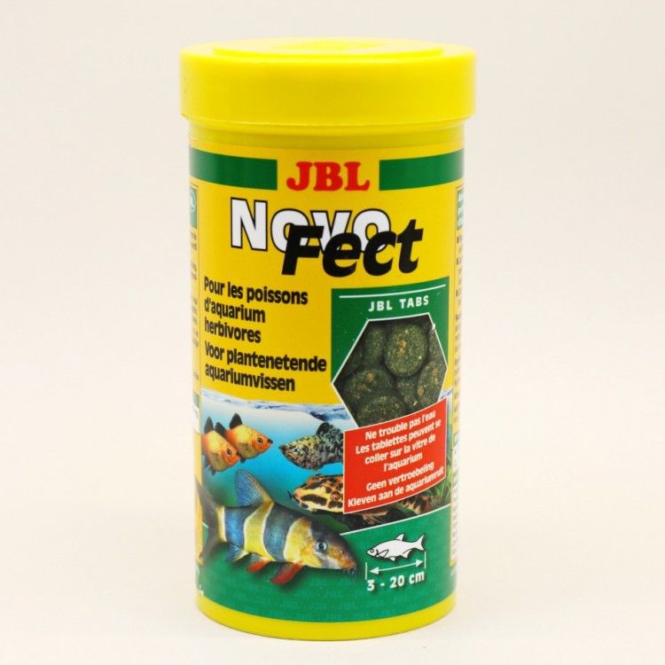 Hrana tablete pentru erbivori JBL NovoFect 250 ml 