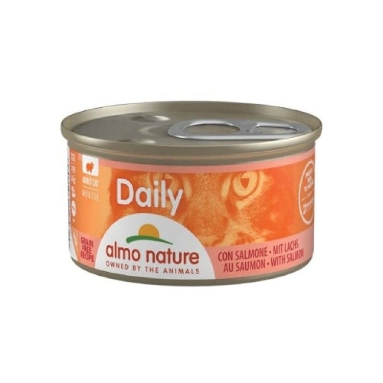 ALMO NATURE DAILY  CAT CONS SOMON MOUSSE 85G