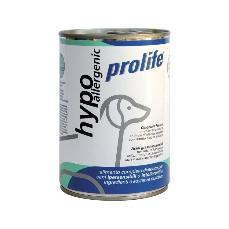 Hrana Umeda Dietetica Pentru Caini Prolife Dog Vet Hypoall. Cu Mistret Cv 400 Gr
