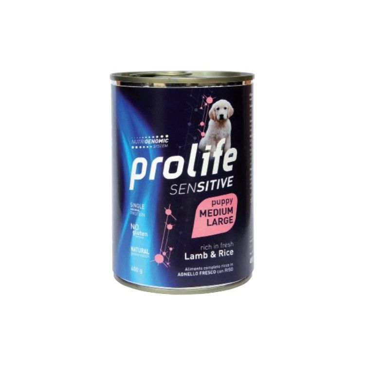 Hrana Umeda Pentru Caini Premium Prolife Dog Puppy Medium/large Sensitive Miel&orez Cv 400 Gr