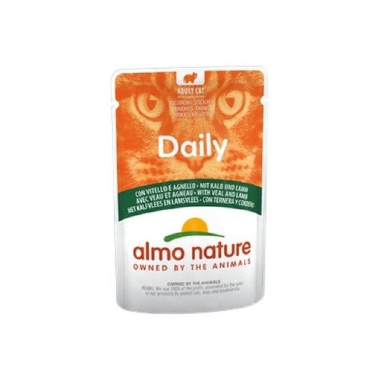 ALMO NATURE DAILY CAT PLIC VITEL SI MIEL 70G