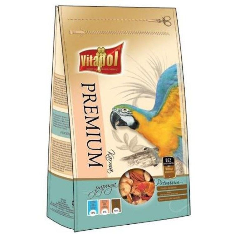 Hrana premium papagali mari Vitapol, 750 g