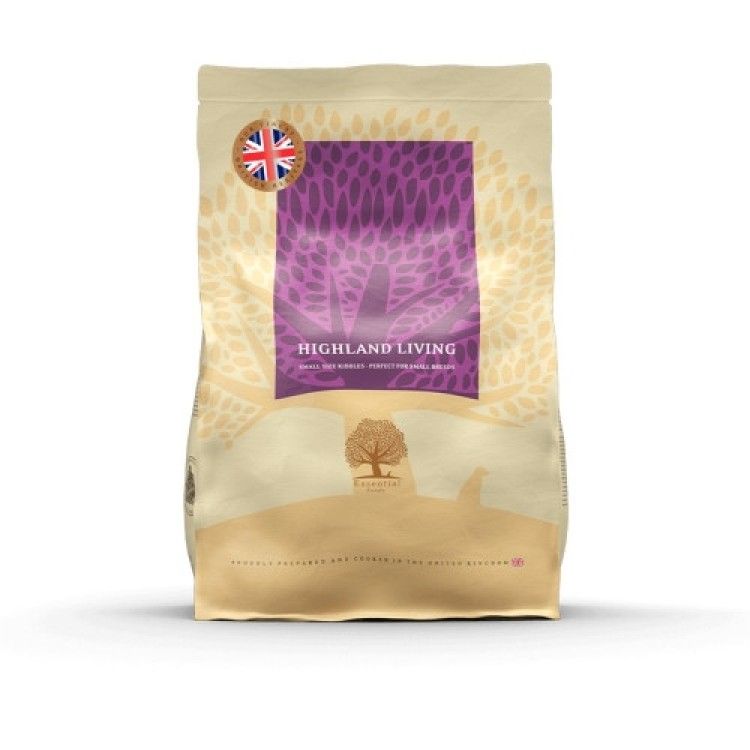 Hrana uscata caini talie mica, Essential Highland Living Small Breed, 2.5 kg (Hrana Uscata - Caini)