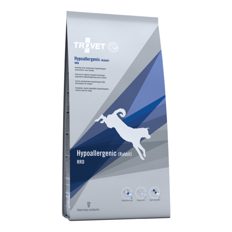 Trovet Dog Hypoallergenic Iepure, 3 kg (Diete Veterinare - Caini)