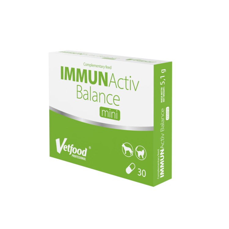Supliment imunitar, VetFood, Immunactiv Balance Mini, 30 capsule (OTC)