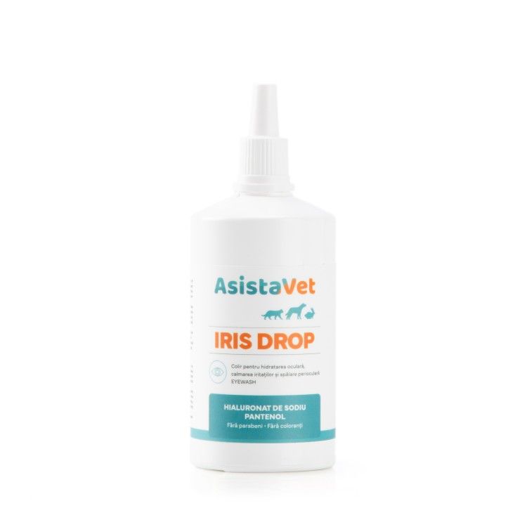 Solutie Curatare Perioculara si Oculara Iris Drop, AsistaVet, 130 ml (Igiena - Caini)