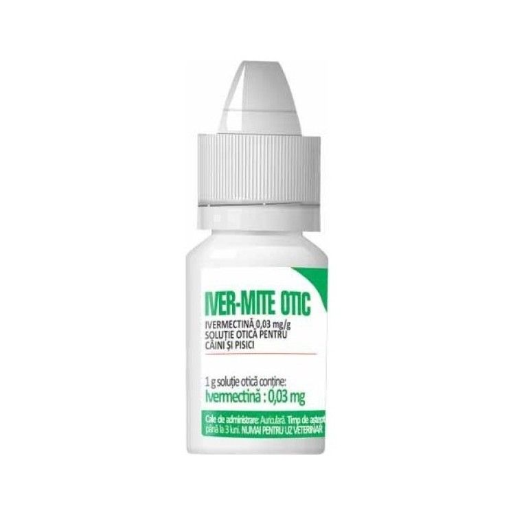 Iver-Mite Otic, Solutie Otica, 7.5 ml (PRESCRIPTIE NECESARA)