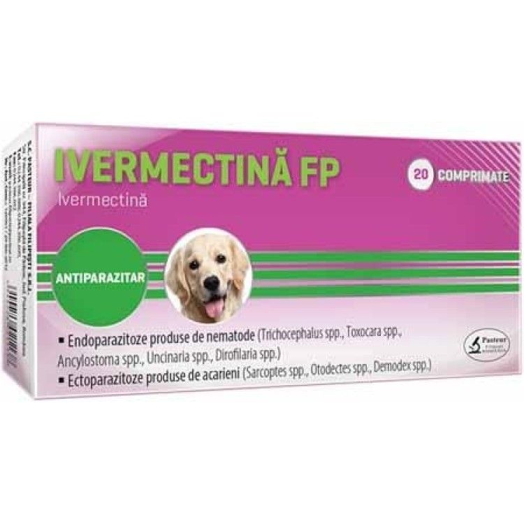 Ivermectina Pasteur FP, 20 comprimate