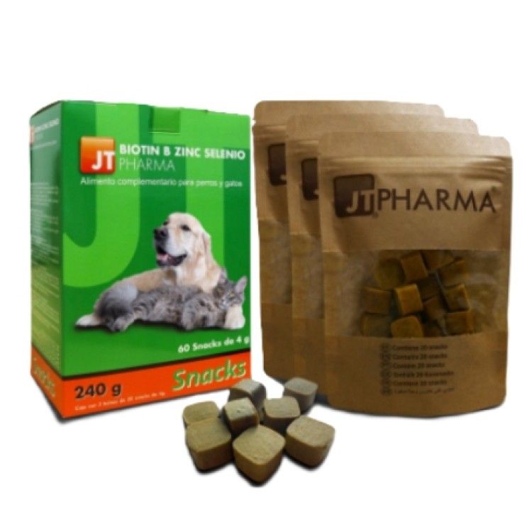 JT Biotin-B-Zinc-Seleniu, 60 snacks (OTC)