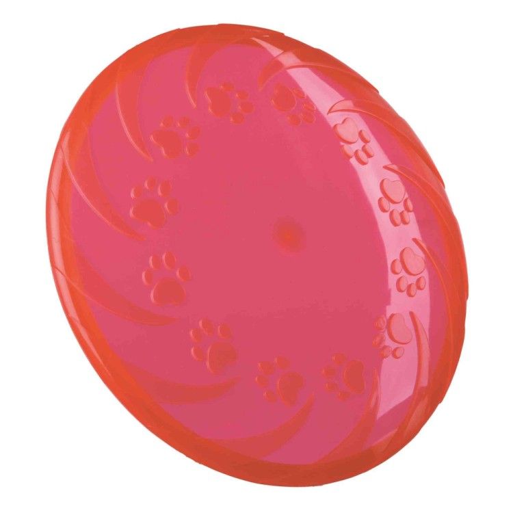 Jucarie Frisbie Dog Disc, plutitor, TPR, ø 18 cm 33505 - rosu