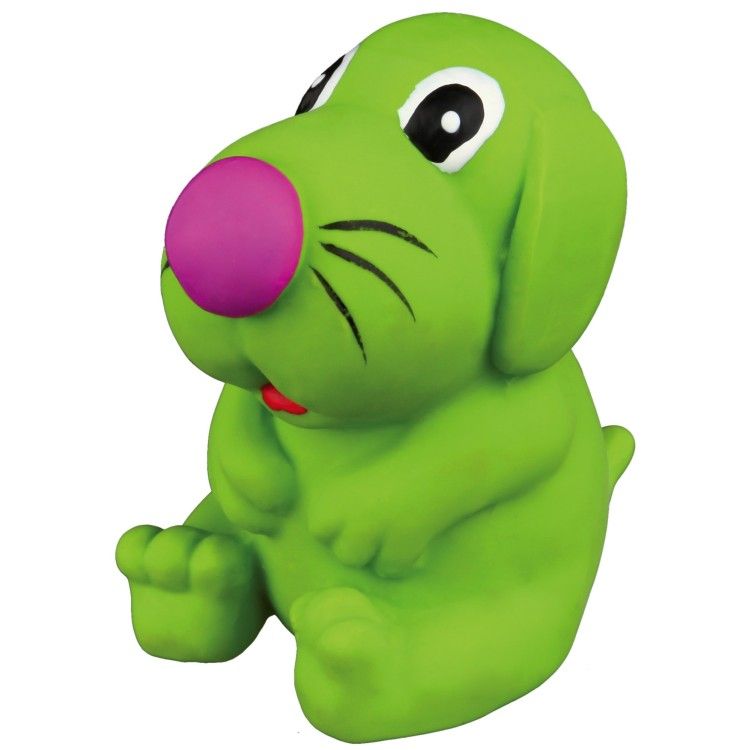 Jucarie Latex Catel 8 cm cu Sunet 35172 - verde