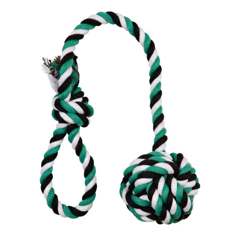 Jucarie Minge Din Sfoara 7 cm/50 cm 3269 - verde
