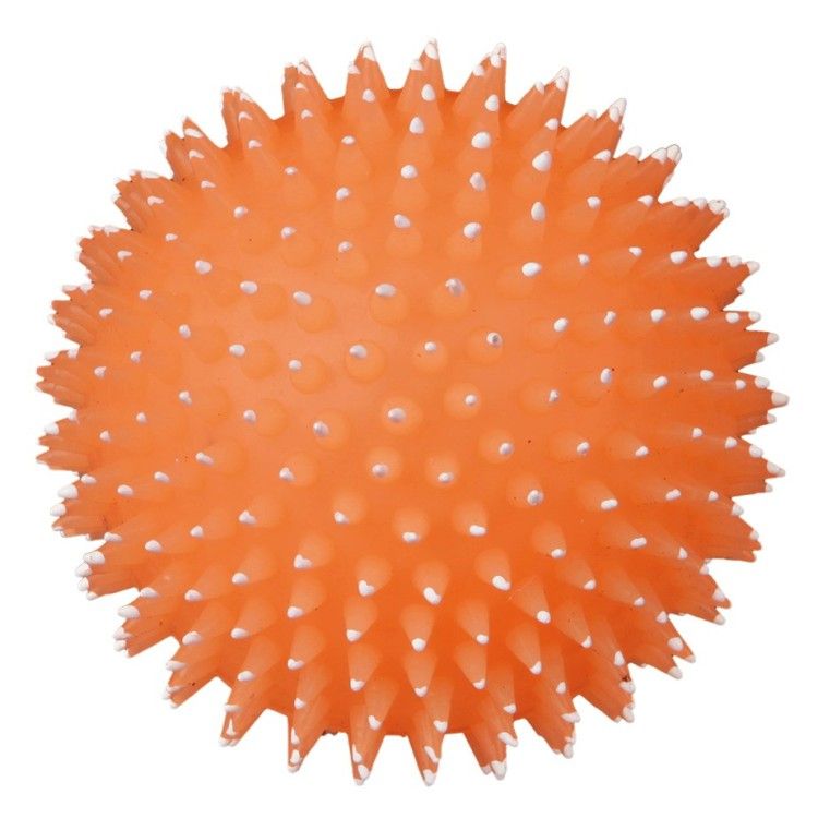 Jucarie Minge Fosfor 10 cm cu Sunet 34091 - portocaliu