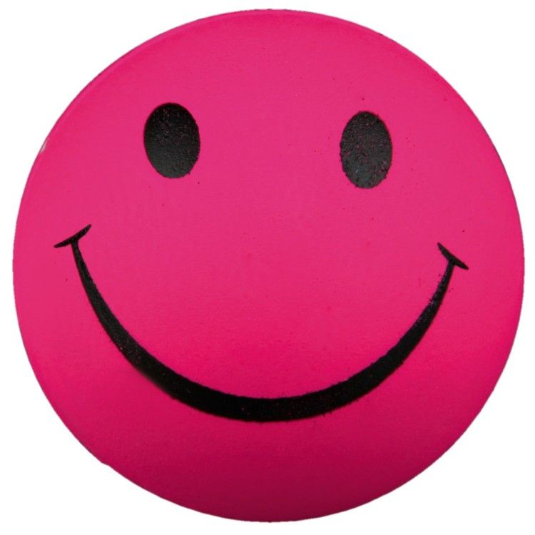 Jucarie Minge Smiley 6 cm 3438 - roz