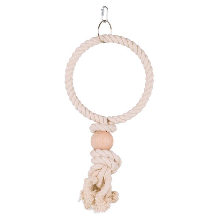 Jucarie pentru Pasari Cerc Din Sfoara 19 cm 5158