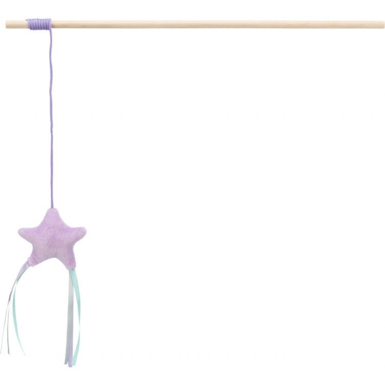 Trixie Jucarie pentru Pisici cu Catnip, Stea pe Bat, 40 cm, 45659 (Jucarii - Pisici)