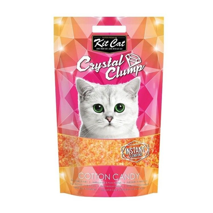 Kit Cat Crystal Clump Cotton Candy, 4 l