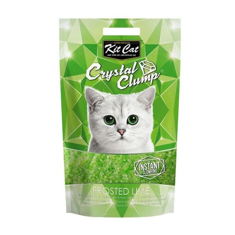 Kit Cat Crystal Clump Frosted Lyme, 4 l