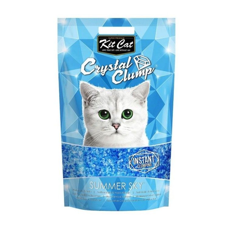 Kit Cat Crystal Clump Summer Sky, 4 l