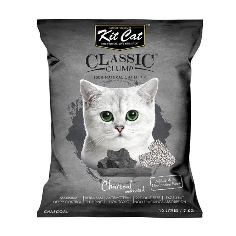 Kit Cat Litter Charcoal, 10 l