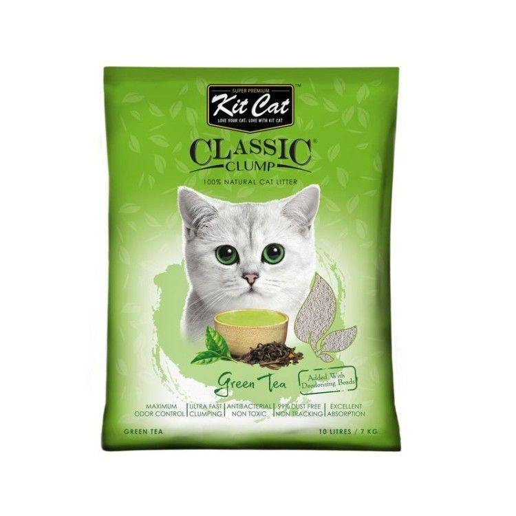 Kit Cat Litter Green Tea, 10 l